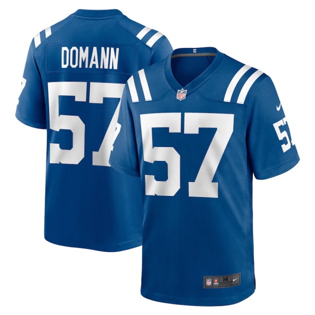 mens nike jojo domann royal indianapolis colts game player jersey